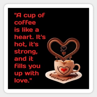 Coffee And Love: A Match Made In Heaven Magnet